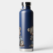 SÜSSE BLAUE FEIERTAGS-WINTER-TEDDYBÄREN TRINKFLASCHE (Rechts)