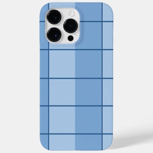 Süße blaue Häkchen Case-Mate iPhone Hülle (Rückseite)