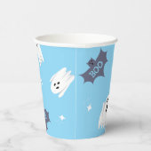 Süße blaue Halloween-Geburtstagsfeier Pappbecher (Rechts)