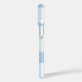 Süße blaue Karo-Schleifen-iPhone-Hülle. Case-Mate iPhone Hülle (Rückseite / Links)