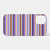 Süße blaue orange Streifen Case-Mate iPhone Hülle (Rückseite (Horizontal))