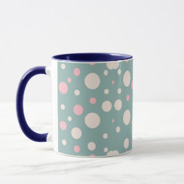 Süße blaue Punkte-Kaffeetasse Tasse