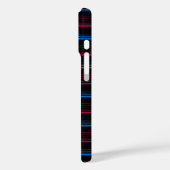 Süße blaue rosa Streifen  Case-Mate iPhone Hülle (Rückseite / Links)