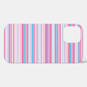 Süße blaue rosa Streifen Case-Mate iPhone Hülle (Rückseite (Horizontal))