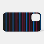 Süße blaue rosa Streifen Case-Mate iPhone Hülle (Rückseite (Horizontal))