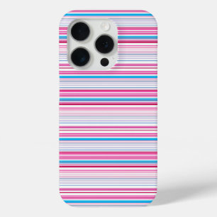Süße blaue rosa Streifen Case-Mate iPhone Hülle
