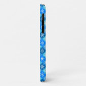 Süße blaue Schneeflocken-Muster-Design Case-Mate iPhone Hülle (Hinten/Links)