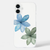 süße blaue und grüne Handyhülle Case-Mate iPhone Hülle (Rückseite)