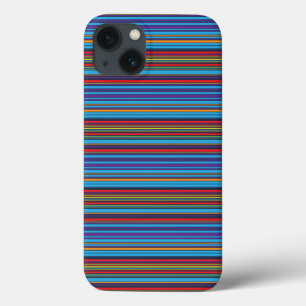Süße blaue violette Streifen Case-Mate iPhone Hülle