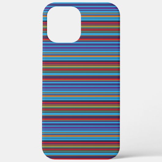 Süße blaue violette Streifen Case-Mate iPhone Hülle (Rückseite)