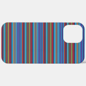 Süße blaue violette Streifen Case-Mate iPhone Hülle (Rückseite / Rechts)