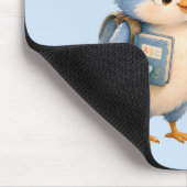 Süße Blaue Vogel Bruder Schreibtischmauspad Mousepad (Ecke)