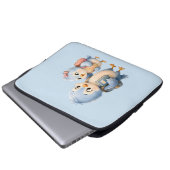Süße Blaue Vogel Bruder Schwester Tech Organizer T Laptopschutzhülle (Vorne Knopf)
