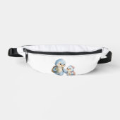 Süße Blaue Vogel-Geschwister Gürteltasche (Vorderseite)