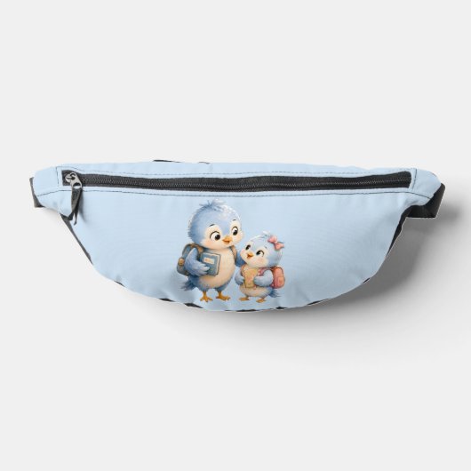 Süße Blaue Vogelschwestern Bauchtasche (Ablage )