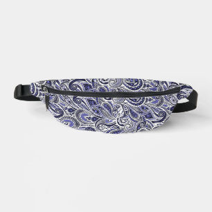 Süße blaue weiße Paisleymuster Design Bauchtasche