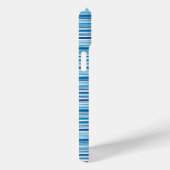 Süße blaue weiße Streifen Case-Mate iPhone Hülle (Rückseite / Rechts)