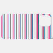Süße blaue weiße Streifen Case-Mate iPhone Hülle (Rückseite / Rechts)