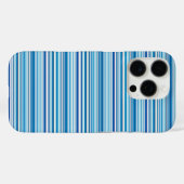 Süße blaue weiße Streifen Case-Mate iPhone Hülle (Rückseite (Horizontal))