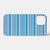 Süße blaue weiße Streifen Case-Mate iPhone Hülle (Rückseite (Horizontal))