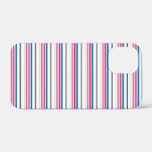 Süße blaue weiße Streifen Case-Mate iPhone Hülle (Rückseite (Horizontal))