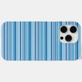 Süße blaue weiße Streifen Case-Mate iPhone Hülle (Rückseite (Horizontal))