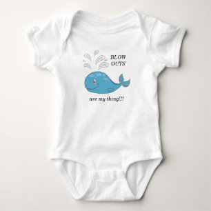Süße Blauwal-Blaslöcher sind mein Ding Baby Strampler