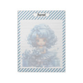 Süsse Blue Christmas Notizblock (Rotiert)