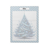 Süsse Blue Christmas Notizblock (Rotiert)