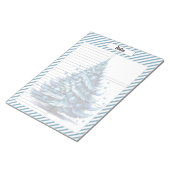 Süsse Blue Christmas Notizblock (angewinkelt)