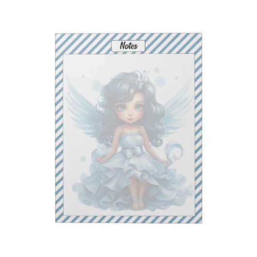 Süsse Blue Christmas Notizblock (Rotiert)