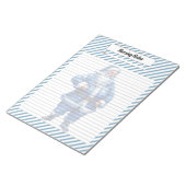 Süsse Blue Christmas Notizblock (angewinkelt)