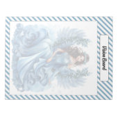 Süsse Blue Christmas Notizblock (Vorderseite)