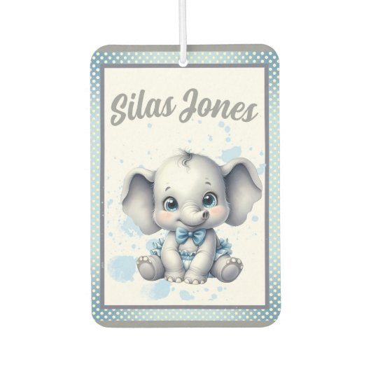 Süsse Blue Elephant - Little Peanut Autolufterfrischer (Vorderseite)