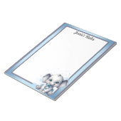 Süsse Blue Elephant - Little Peanut Notizblock (angewinkelt)