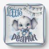 Süsse Blue Elephant - Little Peanut Pappteller (Vorderseite)