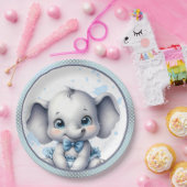 Süsse Blue Elephant - Little Peanut Pappteller (Party)