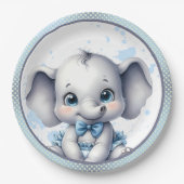 Süsse Blue Elephant - Little Peanut Pappteller (Vorderseite)