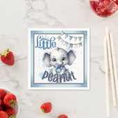 Süsse Blue Elephant - Little Peanut Serviette (Beispiel)