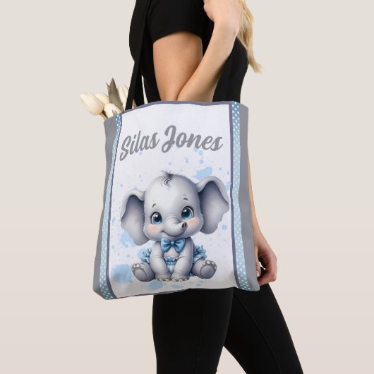 Süsse Blue Elephant - Little Peanut Tasche (Von Nahem)