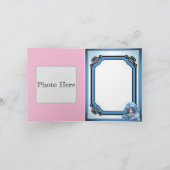 Süsse Blue Lieber Weihnachten Dankeskarte (Innenseite)