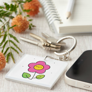 Süße Blume Schlüsselanhänger