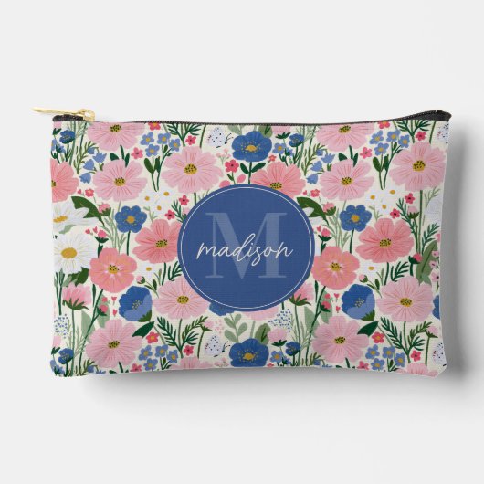 Süße Blumen-Accessoire-Tasche Zubehörtasche (Vorderseite)