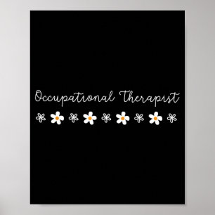 Süße Blumen-Daisy Ergotherapie Therast Ot Poster