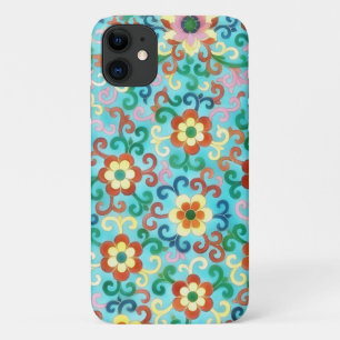 Süße Blumen im Vintage-Stil Florale Kunst Case-Mate iPhone Hülle