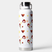 Süße Blumen-Mädchen-Flasche Trinkflasche (Rückseite)