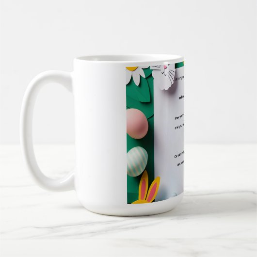 Süße Blumen-Oster-Tasse Kaffeetasse (Links)