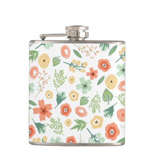Süße Blumenflasche Flachmann