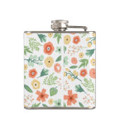 Süße Blumenflasche Flachmann (Rückseite)