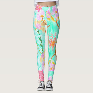 Süße Blumenleggings von Ariella & Lily Designs Leggings